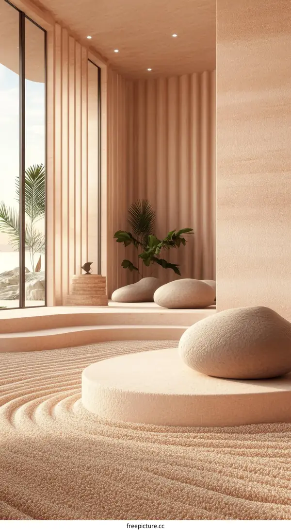 Modern Zen Garden Interior Design