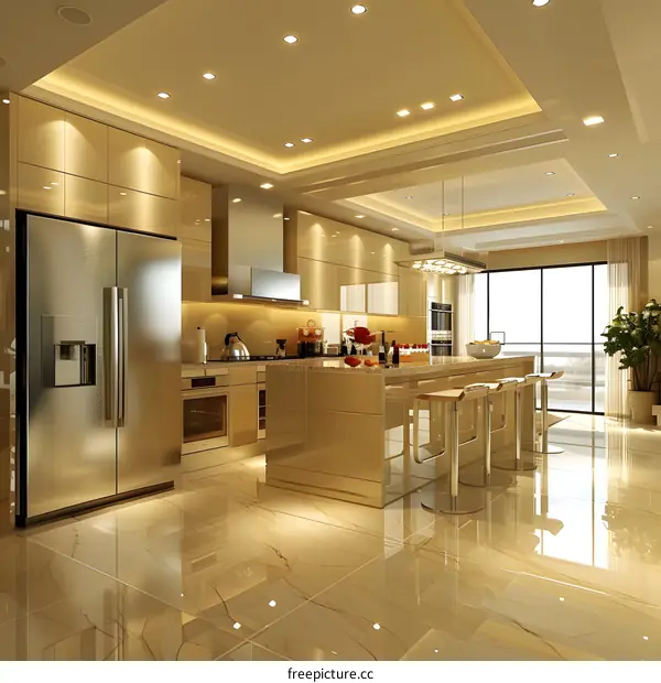 Modern luxury kitchen interior design