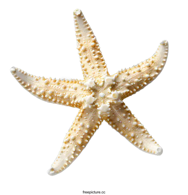 [Transparent Background PNG]Isolated starfish on white background