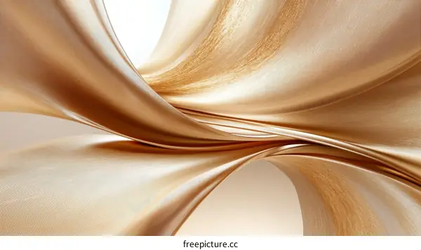 Abstract Gold Fabric Design