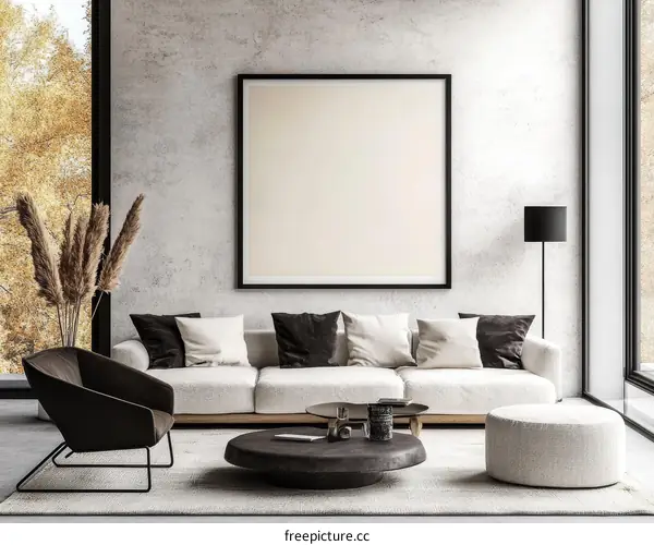 Modern Minimalist Living Room Interior Design