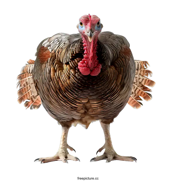 [Transparent Background PNG]A close-up of a turkey