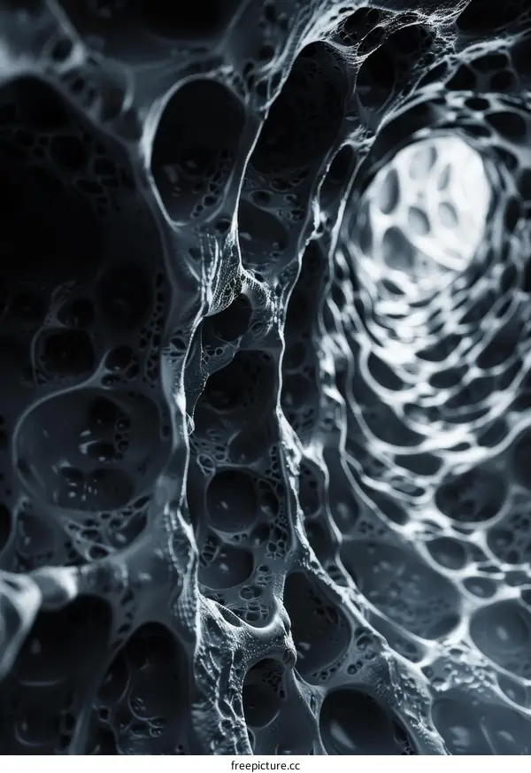 3D Rendering of an Organic Passage