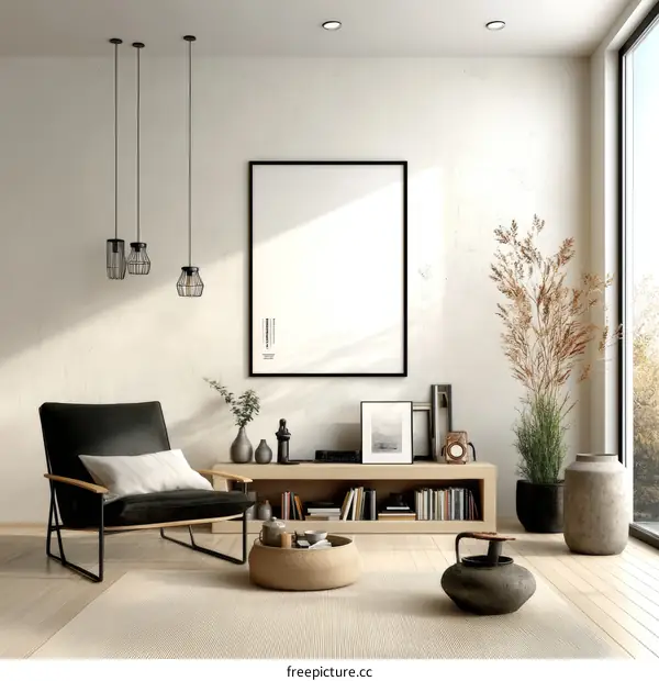 Modern Minimalist Living Room Interior Design