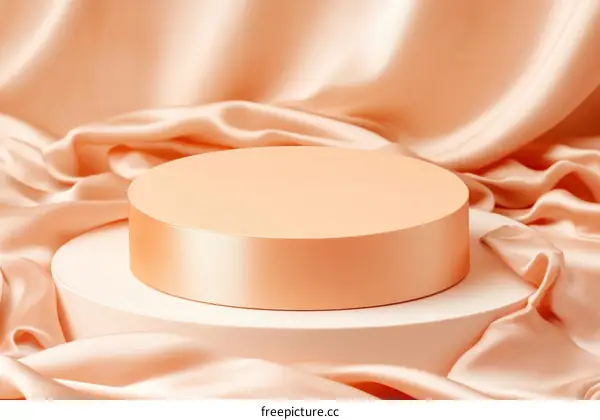 Peachy Pastel Product Display Stand