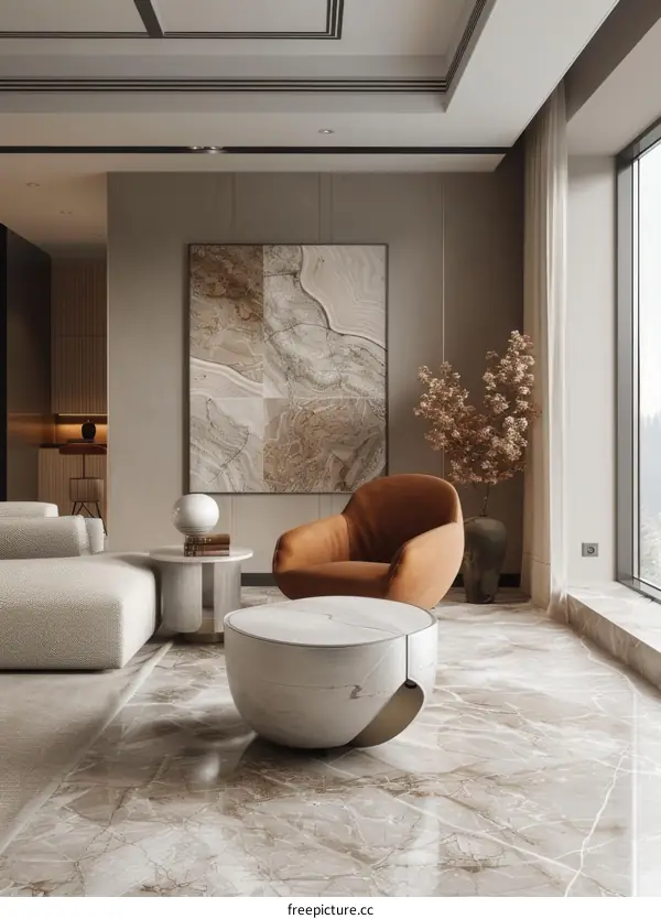 Modern Minimalist Living Room Interior Design