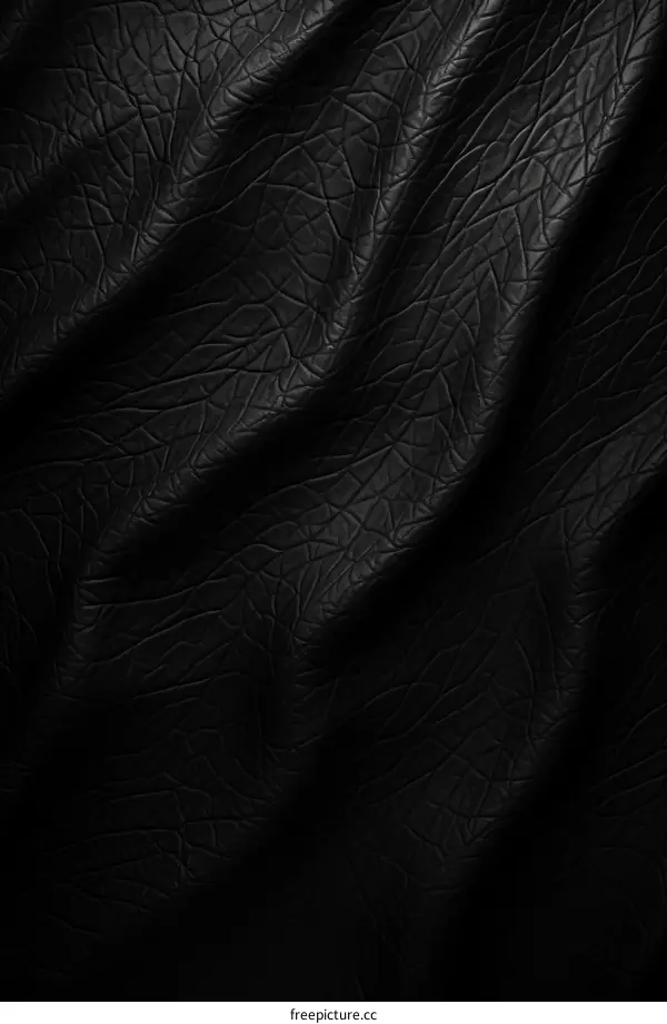 Black leather texture background