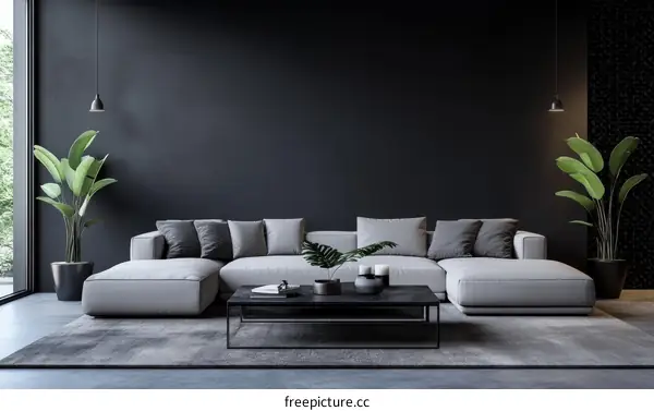 Modern Minimalist Living Room Interior Design