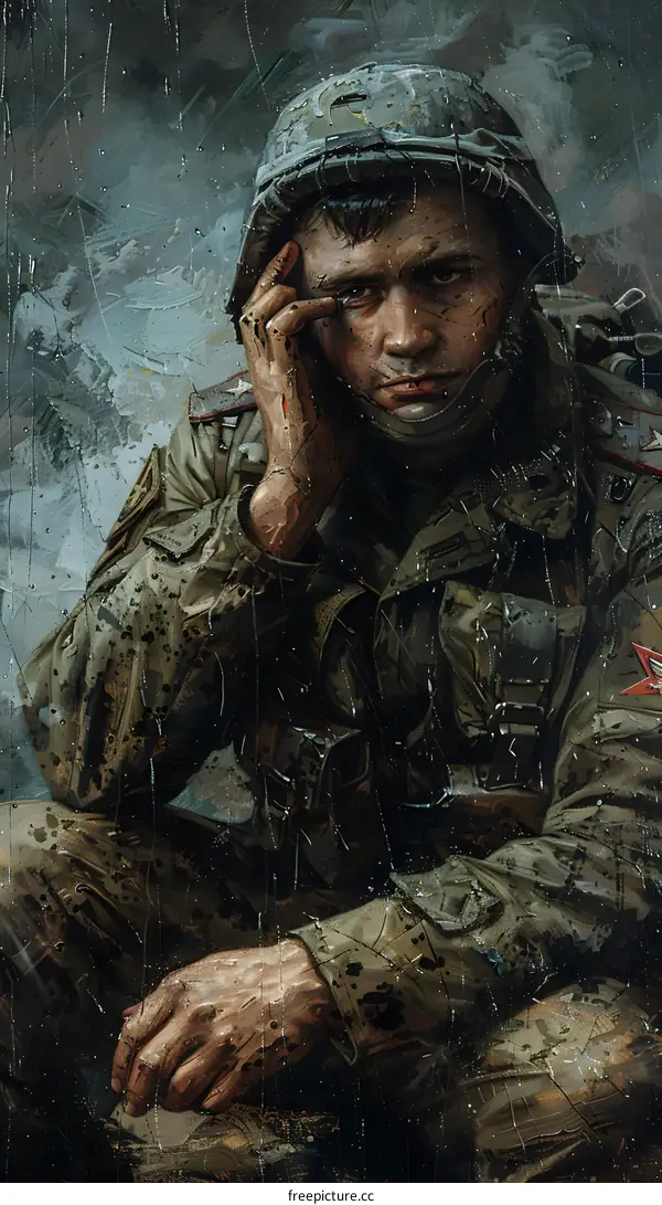 Portrait of a Young Soldier