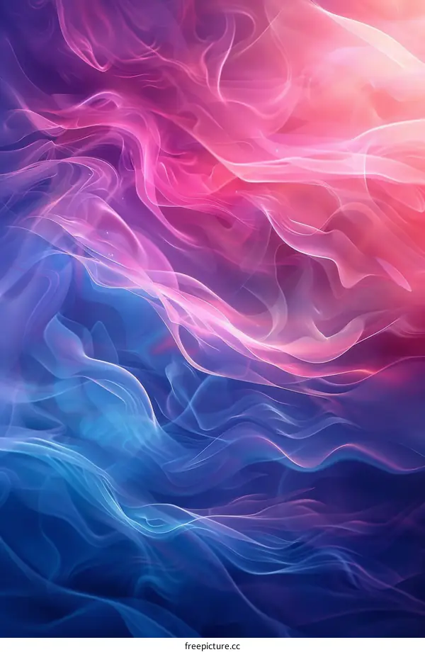 Abstract Colorful Flowing Lines