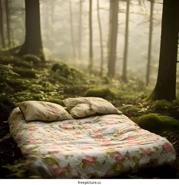Bed in the Forest
