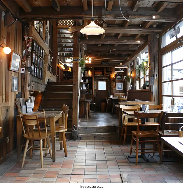 Rustic Restaurant Interior
