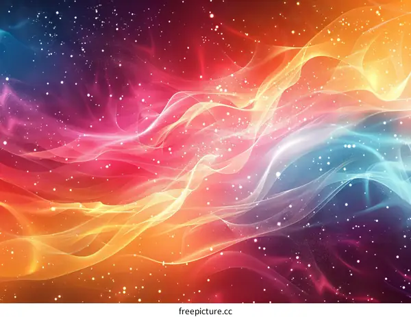 Cosmic Canvas: A Nebula's Enchanting Symphony of Colors