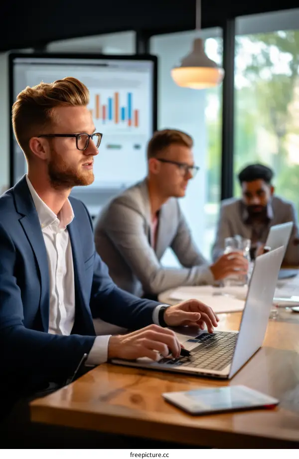 Business Colleagues Working Together on a Project