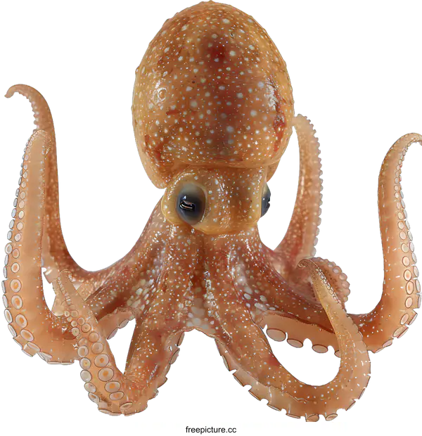 [Transparent Background PNG]A close up of a squid