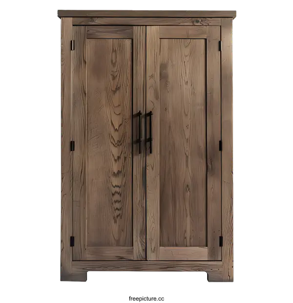 [Transparent Background PNG]Wooden Cabinet With Two Doors