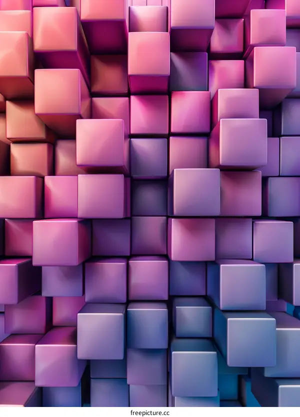 Colorful 3D Cubes