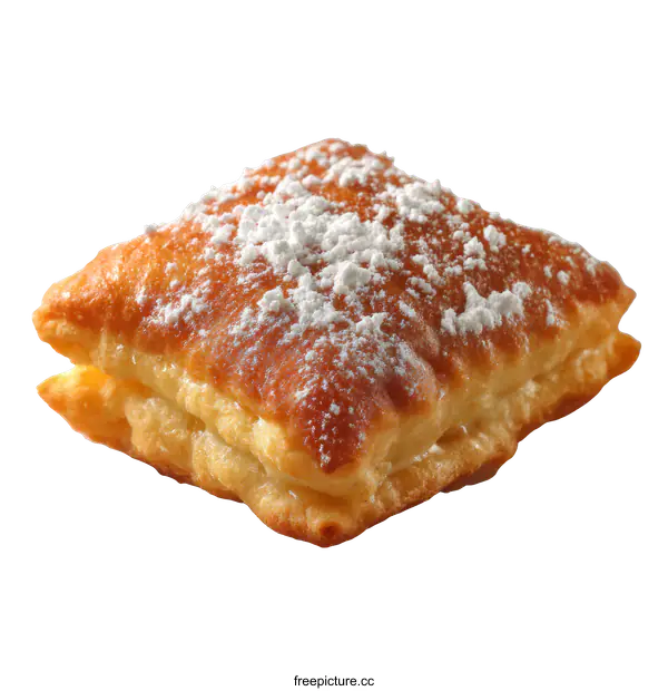 [Transparent Background PNG]Close-up of a Delicious Sweet Pastry
