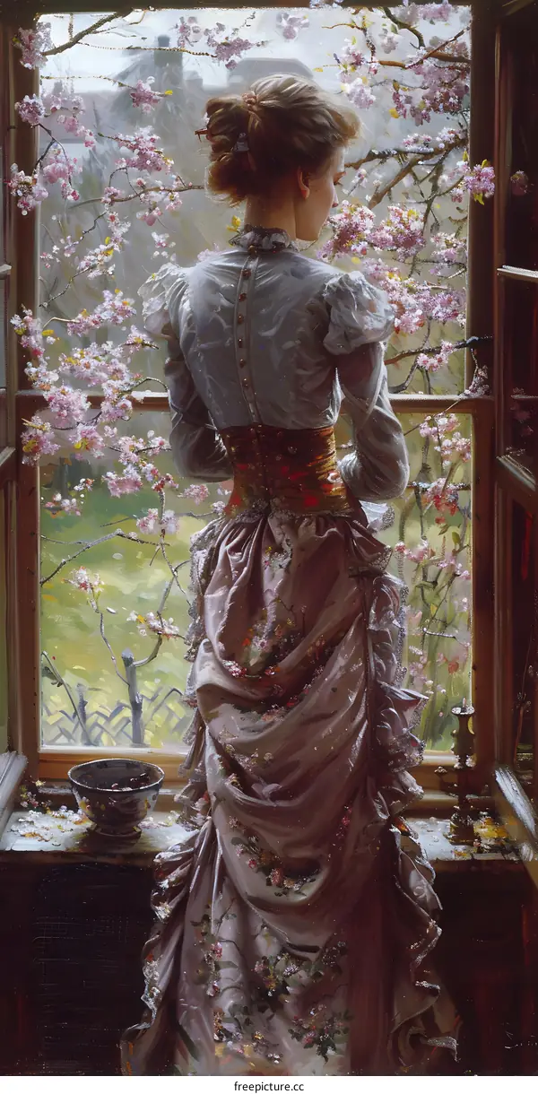 A Lady at the Window