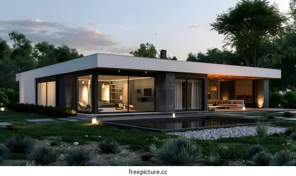 Modern Minimalist Home With Swimming Pool