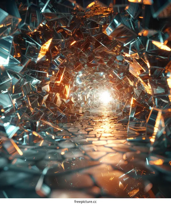 Mystical Crystal Tunnel Journey