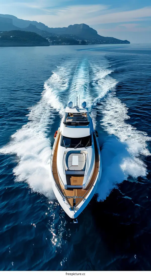 Luxury Yacht Cruising in the Mediterranean Sea