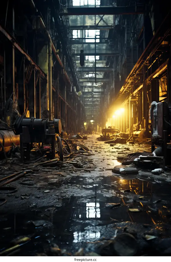 A Dark and Eerie Abandoned Factory