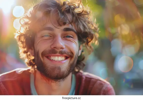 Smiling Man Outdoor Portrait