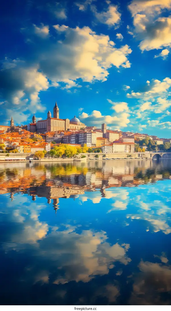 Panoramic cityscape of Porto, Portugal