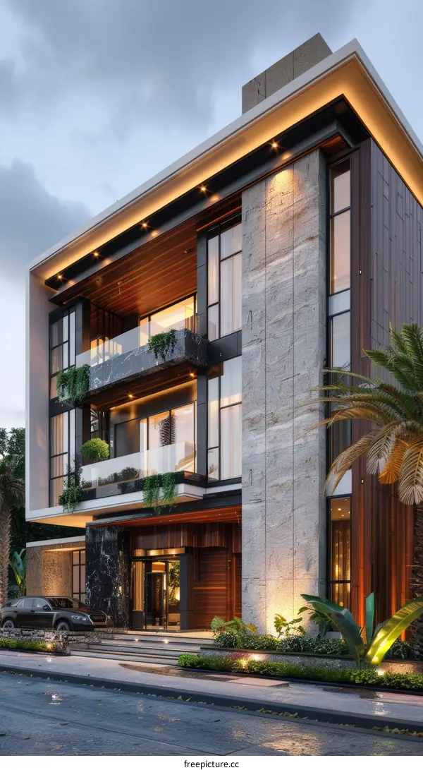 Modern Luxurious House Exterior Design