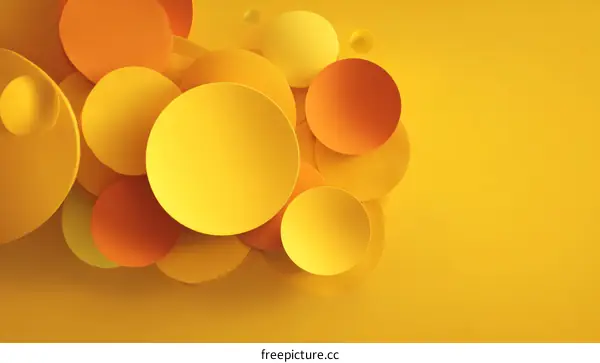 Abstract Colorful Circle Shapes Design