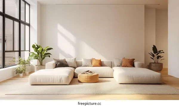 Modern Minimalist Living Room Interior Design