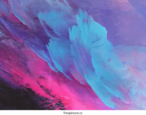 Abstract Colorful Brushstrokes