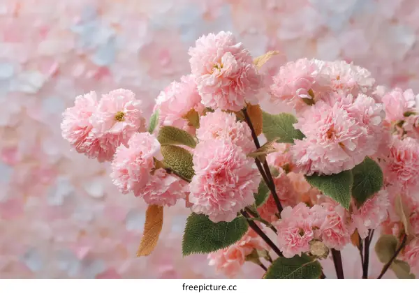 Beautiful Pink Flowers Bouquet Decoration