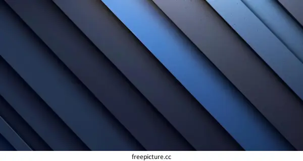 Abstract Geometric Shapes in Blue and Gray