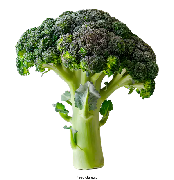[Transparent Background PNG]Fresh Green Broccoli Vegetable