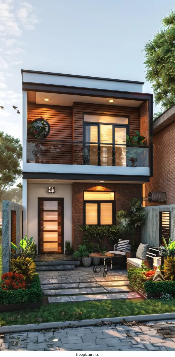 Modern Townhouse with Clean Lines