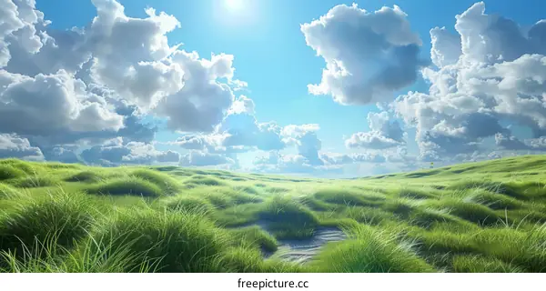 Stunning Summer Landscape Meadow