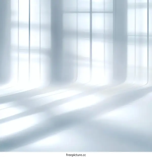 Abstract Modern Interior Studio Background with Windows