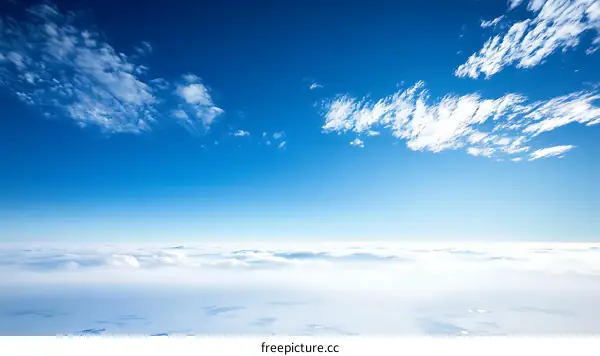 Vast Sky Above the Clouds
