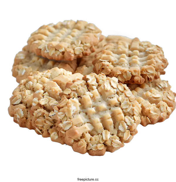 [Transparent Background PNG]oatmeal cookies