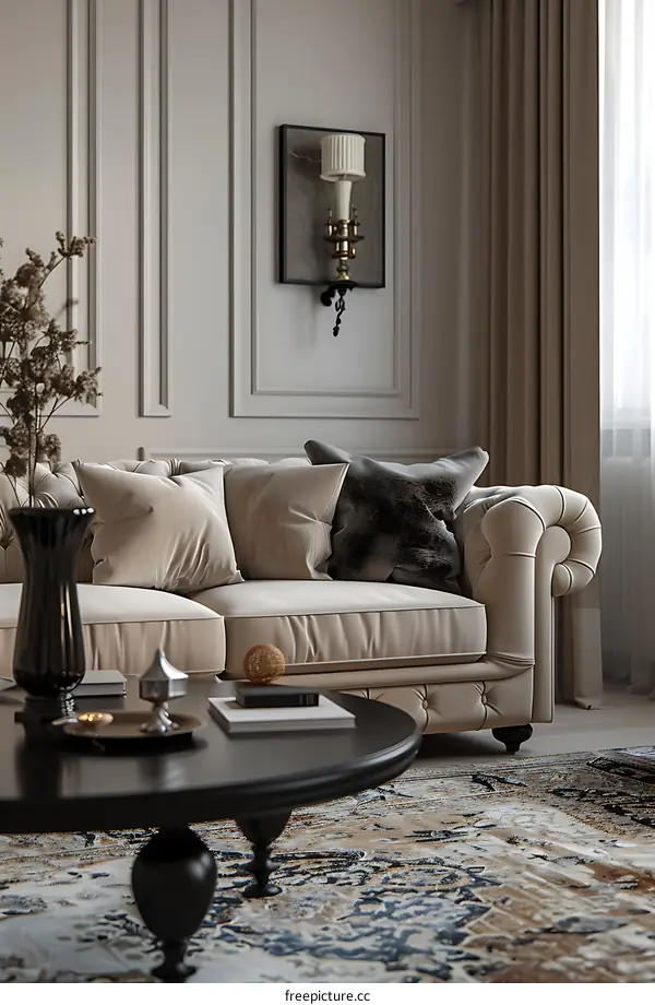 European-style living room