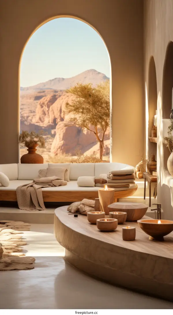 Desert Living Room Interior Design Inspiration