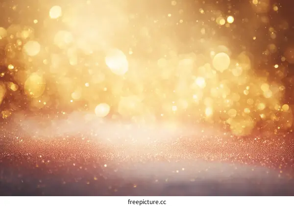 Golden Glitter Background for Festive Celebrations