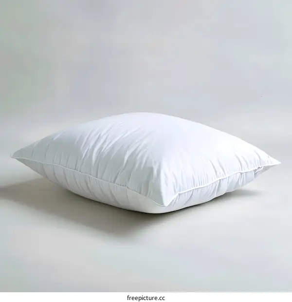 White Pillow on a White Background