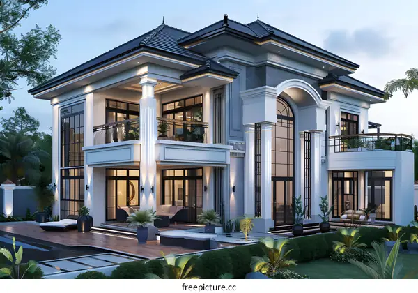 Modern style villa
