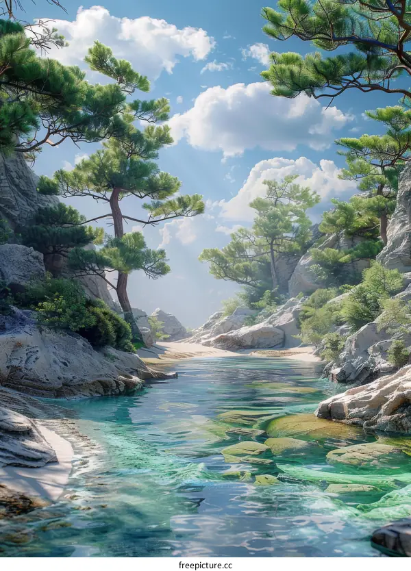 Tranquil Mountain Valley