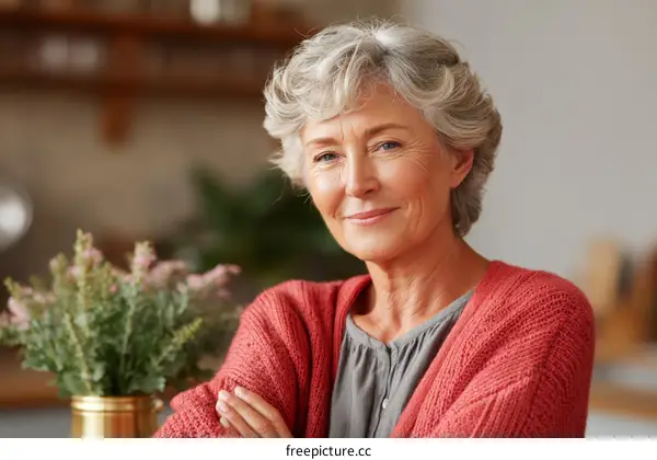 Portrait of a Smiling Senior Woman