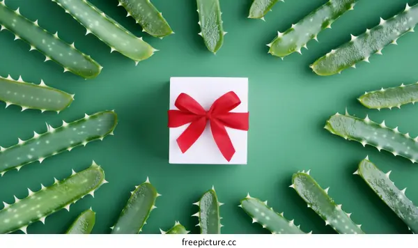 Aloe Vera Gift Box Creative Minimalist Design