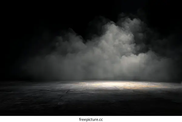 Dark Smoke Studio Backdrop Concrete Floor